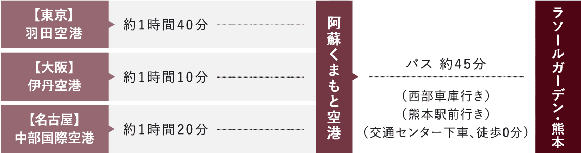 飛行機をご利用の方